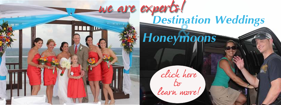 We know all the best Resort and Cruise Honeymoons!