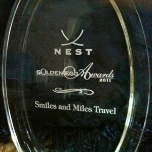 NEST Award 2011 Top Travel Agency - Smiles and Miles Travel