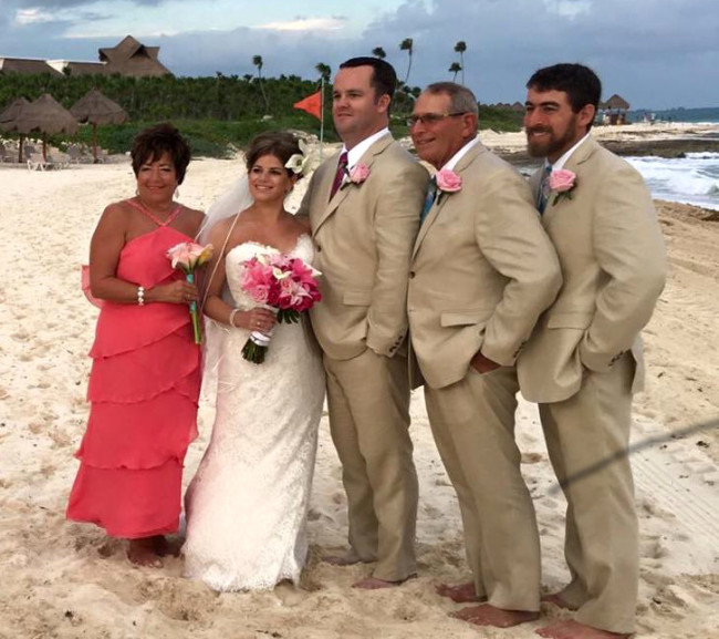 Kim and Pat's wedding at Valentin Imperial Riviera Maya